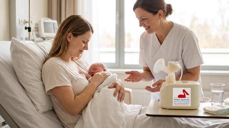 Unterstützung für junge Mütter mit Milchpumpenverleih